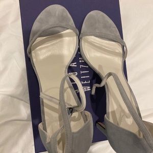 NEW Stuart Weitzman Nudistsong Heel - mist